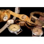 A collection of mens and ladies wristwatches (a parcel)