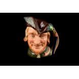 A large Royal Doulton Robin Hood character jug, marked D6527 to base