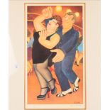 Beryl Cook ltd. ed. print, signed lower right, numbered 270/650 'Dirty Dancing' 53cm x 30cm, in card