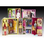 Nine Limited Edition 1960 and 70s Barbie and Friends Collector’s Sets: comprising Becky Mostmod