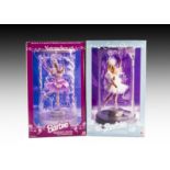 Two Limited Edition ballet Barbies: Swan Lake and Nutcracker, in original boxes