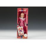 A Pedigree Party Time Sindy, No.42006, with blonde hair, long pink dress with lace trim, in original