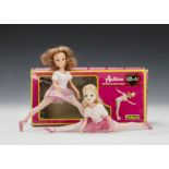 Two Pedigree Active Sindy, one with blonde hair and one with auburn, with one original box (blonde