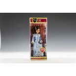 A Pedigree Styling Sindy Sweet Dreams No.44689, brunette doll with sleeping eyes in blue