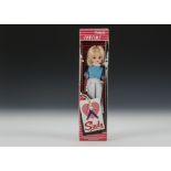 A Pedigree Funtime Sindy, No.42001, 1984, with blonde hair, in original pink and white striped