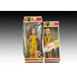 A Pedigree Sindy Rain or Shine, 1982, No.44708, with blonde hair and two outfits, in original box (