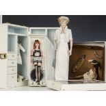 Silkstone Barbie dolls: Wardrobe Carrying Case, Lingerie Barbie, Midnight Mischief Fashion and