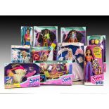 Fifteen Hasbro Sindy and Paul dolls Travel Fun, Sindy & GoGo, three Crimp & Bead, Denim Dazzle,