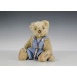 An Alpha Farnell Teddy Bear 1930s, with golden mohair, clear and black glass eyes with pale brown