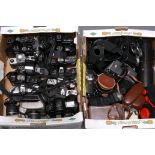 Cameras and Accessories: Fujica, Yashica and more bodies, together with a quantity of accessories (2