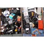 Accessories: winders, flash guns, in addition to a vast aray of items (2 Trays)