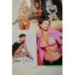 Female artists, forty plus autographed photographs, some with authenticity certificates including Bo