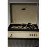 Record Player, Dansette Imperial, generally good condition, untested with some original labels