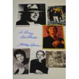 Photographs and Autographs, sixteen photographs, mostly autographed with several dedicated to Gary