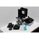 A Sinar P Large Format Camera, with Schneider Super Angulon f/8 90mm lens and Schneider Symmar-S f/