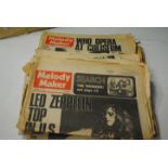 Melody Makers, eighteen from late 60s early 70s in reasonable condition plus one 'Sounds' and a