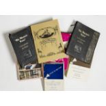 Literature and ephemera: Voices of the Past, 8 vol; The Gramophone, 1935 12 issues; Tinfoil to