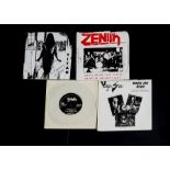 NWOBHM, Four rare NWOBHM 7" Singles and EPs - Golgotha / Zenith (Signed) / Titan and Virgin Star