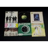 The Beatles approx sixty 7" singles group, solo and related, various years and conditions, sold with