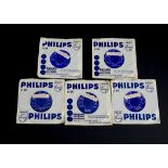 Phillips Label, five UK 7" singles with' Sample Record Not For Sale Labels', Dave Lacey And The