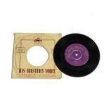 Elvis Presley, Heartbreak Hotel c/w I Was The One - HMV 7M 385 UK 1956 7" single (gold print