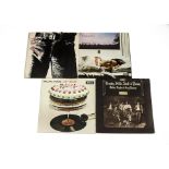 Rock Albums, four The Rolling Stones - Sticky Fingers and Let It Bleed, Crosby, Stills, Nash and