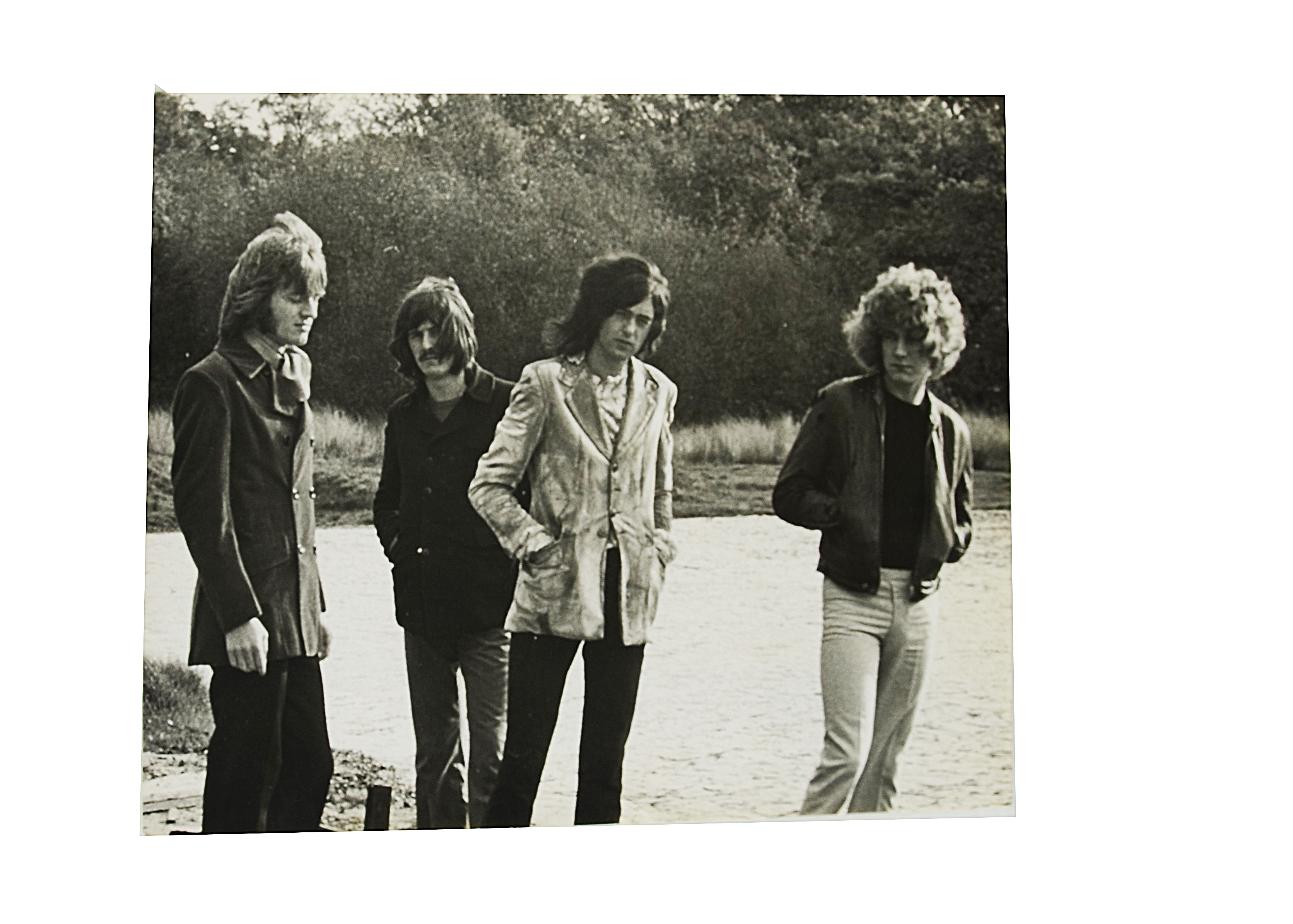 Led Zeppelin, five photographs believed to be contemporary silver gelatine prints from the period - Image 3 of 6