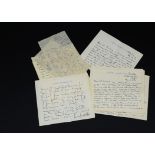 Ivor Novello, A collection of hand written letters nine to Dorothy from his assistant Lloyd Williams