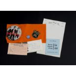 Dave Clark Five, small collection from the 1960s including two Fan Club badges and one large pin