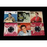 Elvis Presley, twenty two 7" singles and Eps UK and foreign issues mainly in EX condition