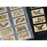 Cigarette Cards, Butterflies, Players Butterflies & Moths complete set together with Players