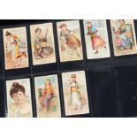 Cigarette Cards, Beauties, A Baker Beauties of All Nations part set (vg)(8 cards)