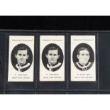 Cigarette Cards, Football, Taddy Prominent Footballers West Ham, H Ashton (x2) and G Butcher (fair/