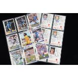 Trade Cards, Football, A Shooting Stars Folder containing complete set of 396 Shooting Stars 1991/92