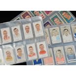 Cigarette Cards, Football, Carreras Footballers (small tile)(vg) and Popular Footballers together