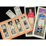 Trade Cards, Football, a selection of Topical Times Football Cards (25x10cms), 7 coloured, 11