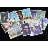 Trade Cards, Space, part set of Anglo Confectionery Space ( 55/66, no's 28, 29, 46, 48, 49, 50,