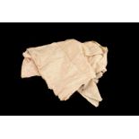 A collection of vintage baby clothing, mainly linen, including embroidered house coat, peticoats,and