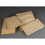 Magic Lantern Readings, most filed and titled in uniform buff envelopes, various dates and