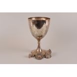 A Victorian silver trophy, Sheffield 1899 awarding ‘The British Association at Bradford Cup’ for the