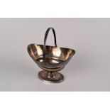 A George III silver swing arm sweetmeat basket by Richard Ferris, c.1800 though with no assay or