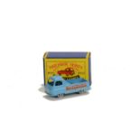 Matchbox Lesney 1-75 Series MB-60a Morris J2 Pick-Up, light blue body, white lettering, open rear