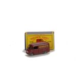 Matchbox Lesney 1-75 Series MB-69a Commer ‘Nestles’ Van, maroon body, KGPW, in type B box, E, box