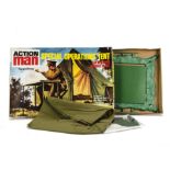 Palitoy Action Man Special Operations Tent, No.34146, comprising Tent, Poles, Base, Ropes, Table,