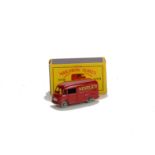 Matchbox Lesney 1-75 Series MB-69a Commer ‘Nestles’ Van, red body, 20-tread GPW, in type B box, E,