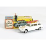 A Corgi Toys 475 Citroën Safari ‘Olympic Winter Sports’, white body, 1964 Olympics decal, yellow