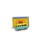 Matchbox Lesney 1-75 Series MB-70a Ford Thames Estate Car, turquoise and yellow body, no windows,