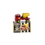A Zebra Toys (100) No.16 Ready­­-­­Mixed Concrete Lorry, red Foden cab/chassis, beige barrel, yellow