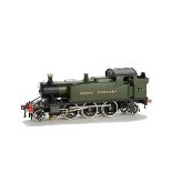 A Bachmann Brass Works (San Cheng) Finescale Gauge I GWR 2-6-2 Tank Locomotive, in GWR unlined green