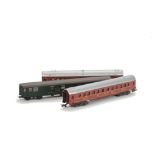 Continental H0 Gauge Unboxed Coaching Stock by Roco and Others, comprising Roco Swiss PTT coach in